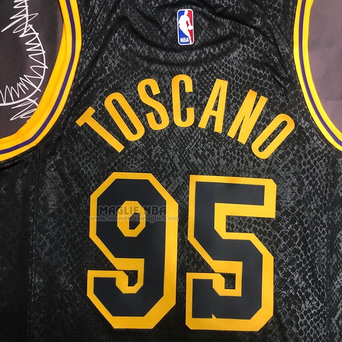 Maglia
 Juan Toscano-Anderson NO 95 Los Angeles Lakers Mamba 2021-22 Nero
